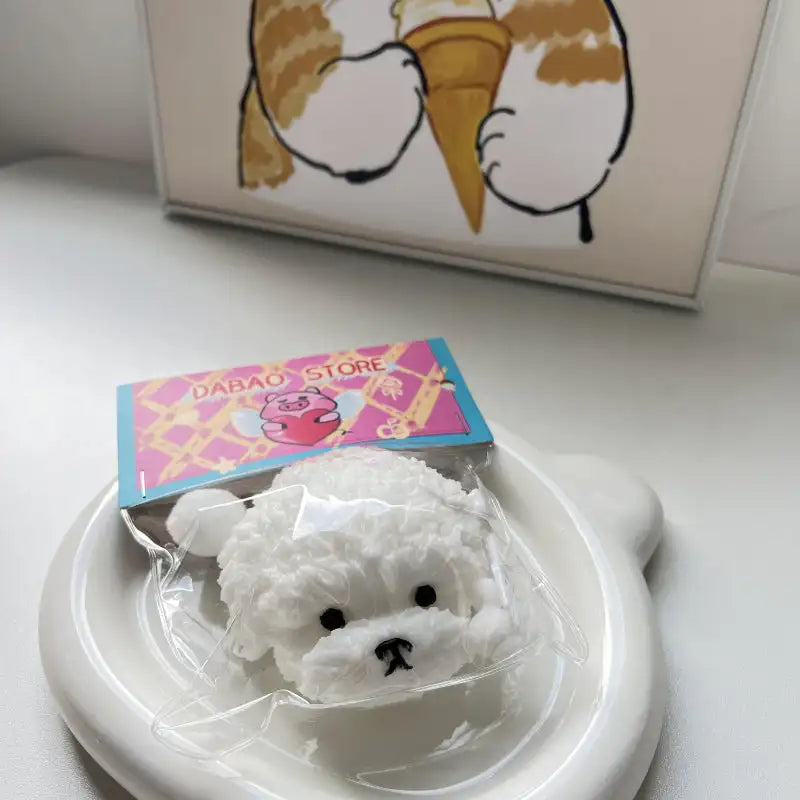 Handmade Silicone Puppy Without Flocking Stress Relief Squishy Toy