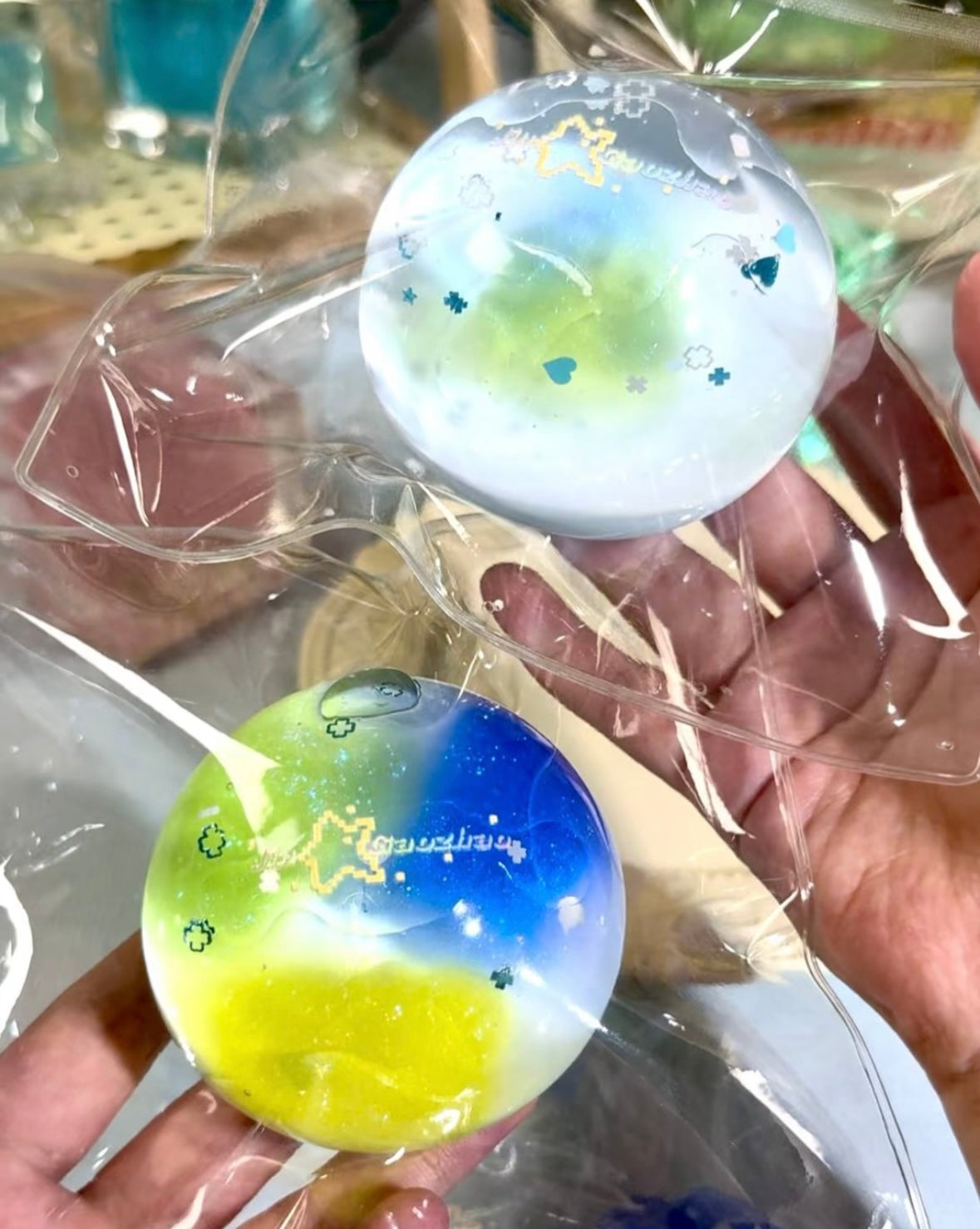 Handmade Transparent Stress Ball Squishy Toy