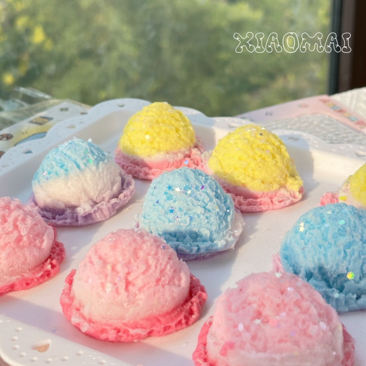 Handmade Ice Cream Soft Stress Relief Taba Squishy Toy