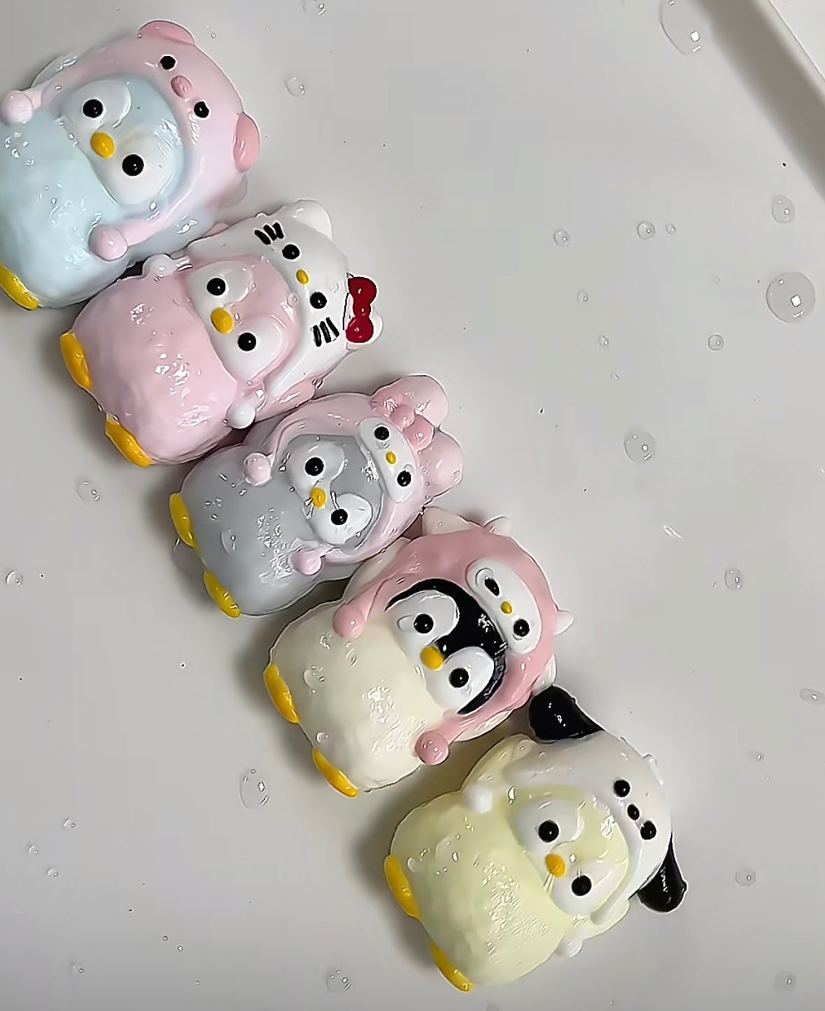Handmade Mini Penguin Taba Squishy Toy