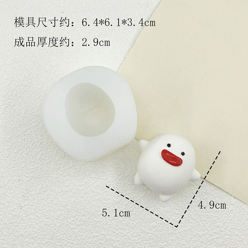 Mini Ghost Mold Silicone Squishy Mold