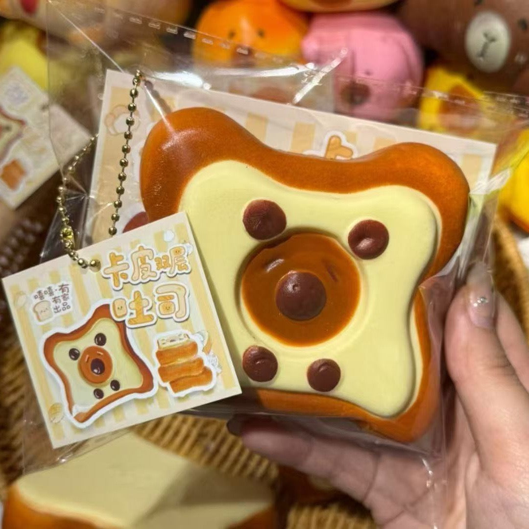 Slow Rising Squishy Capybara Bread Stress Relief Decompression Toy