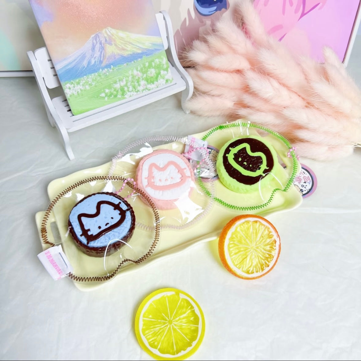 Kitten Bread Taba Squishy Toy