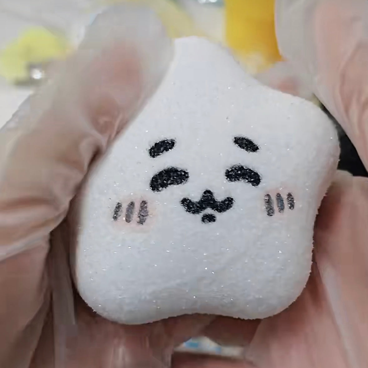 Handmade Smiley Star Taba Squishy Toy