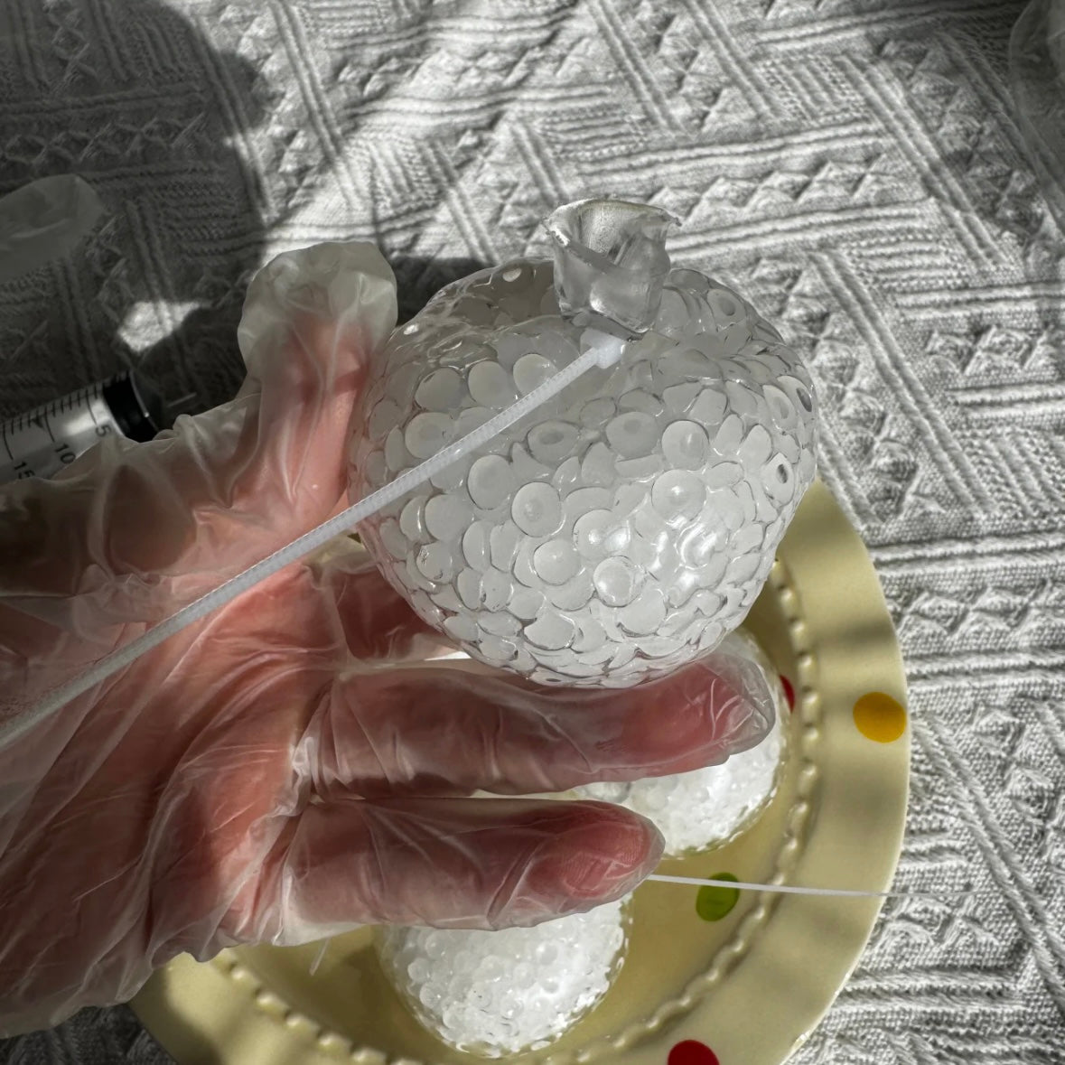 White Glutinous Rice Handmade Stress Balls