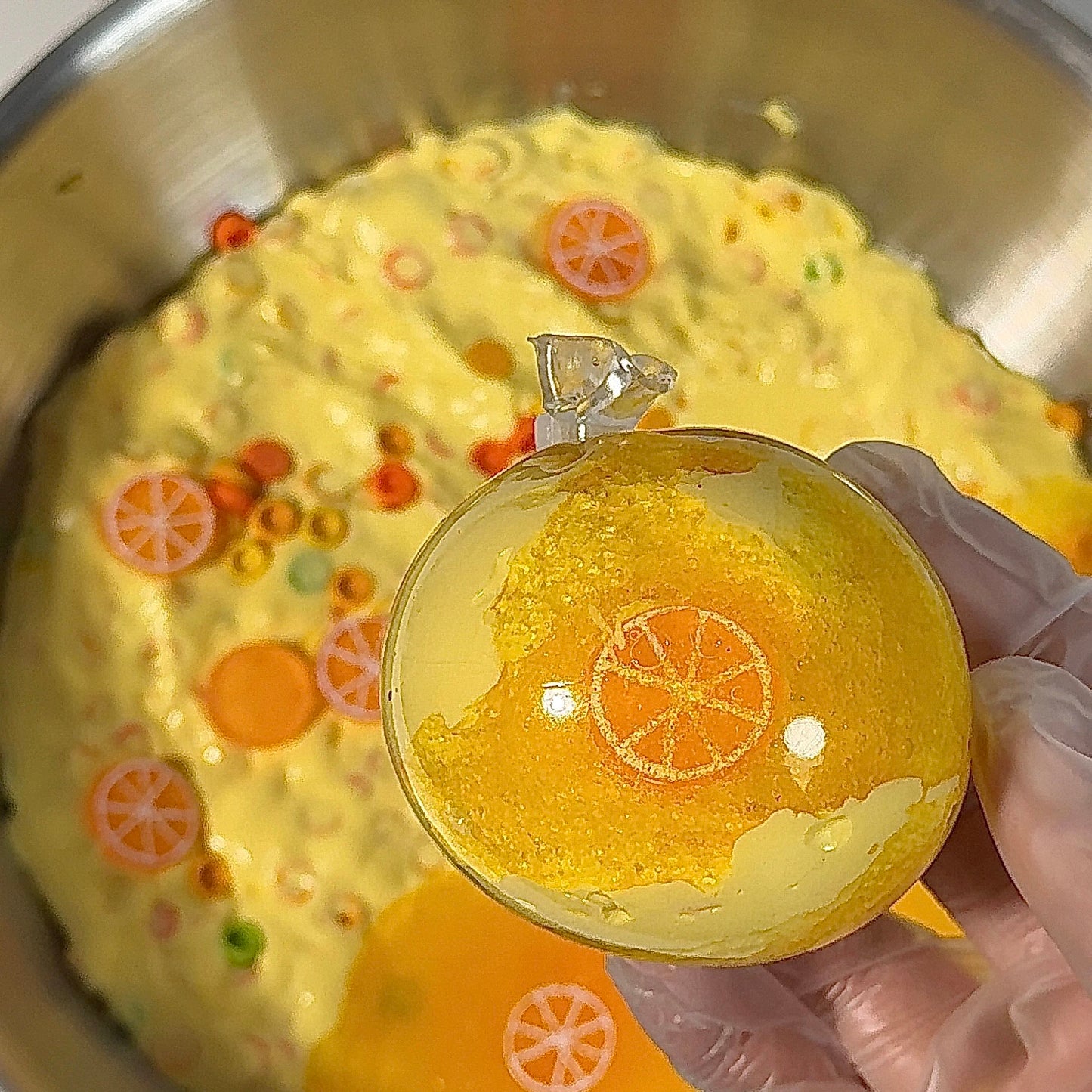 Orange Handmade Stress Balls