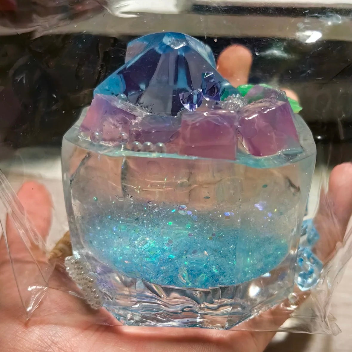 Transparent Cup of Stars Taba Squishy Toy