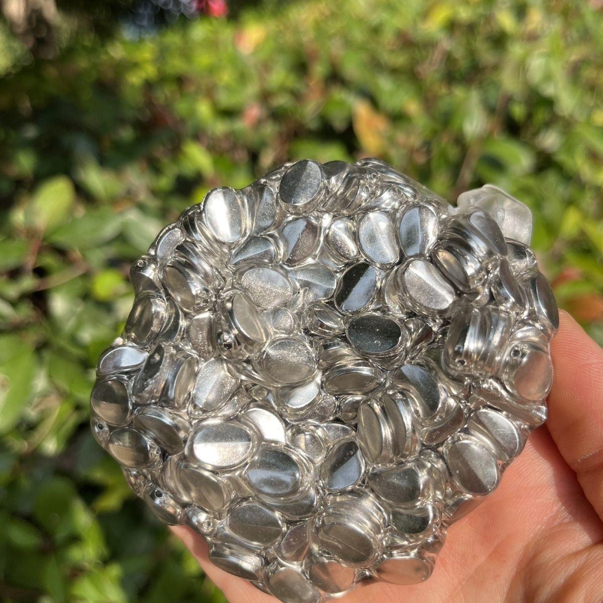 Silver Handmade Stress Balls