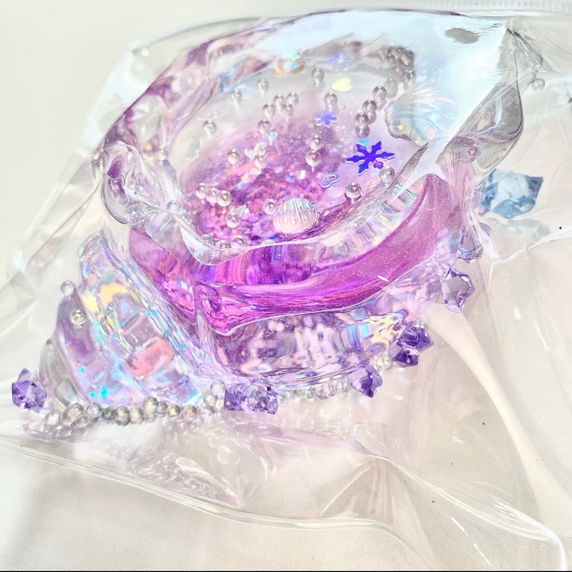 Transparent Whelk Conch Taba Squishy Toy - Christmas Series