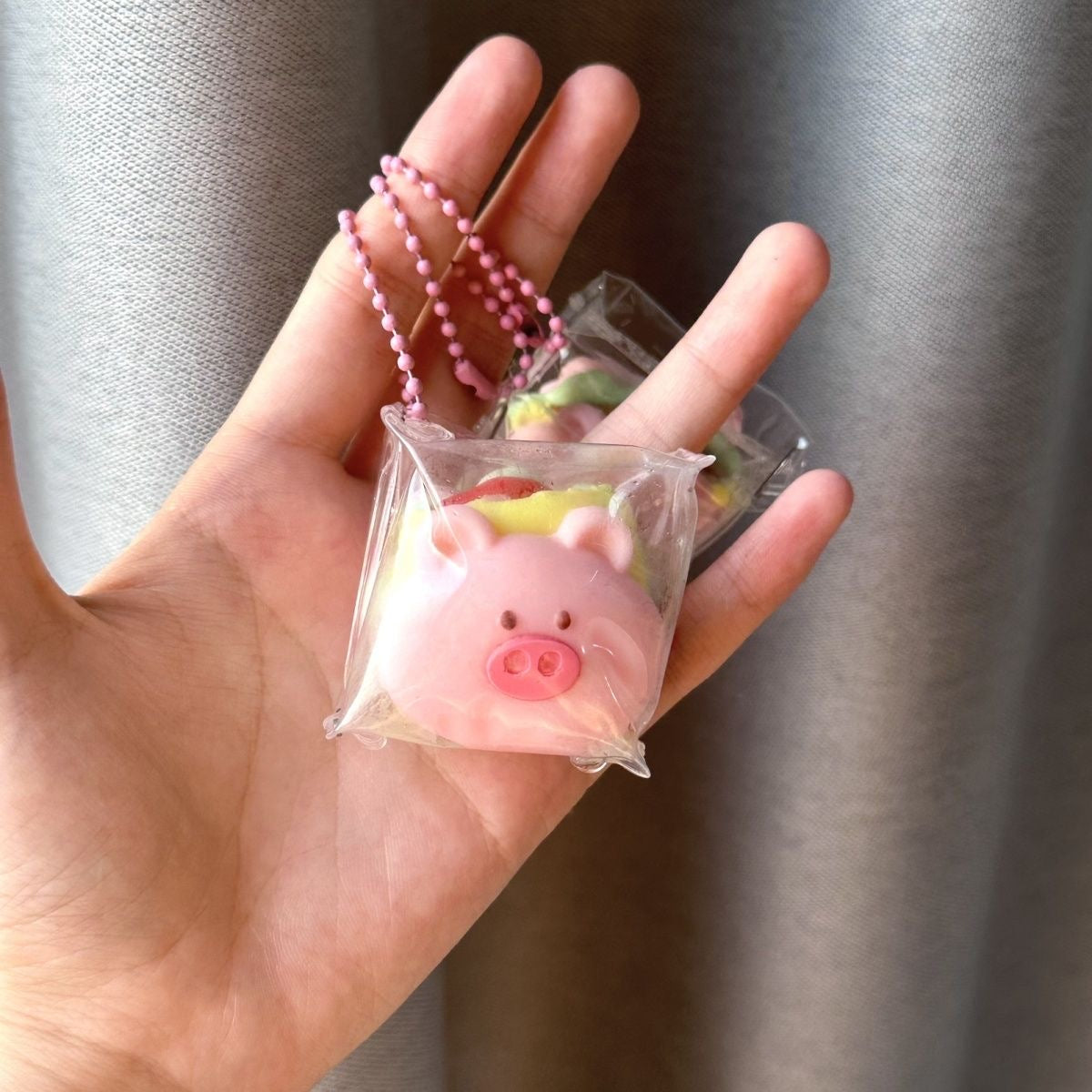 Handmade Mini Pig Hamburger Taba Squishy Toy
