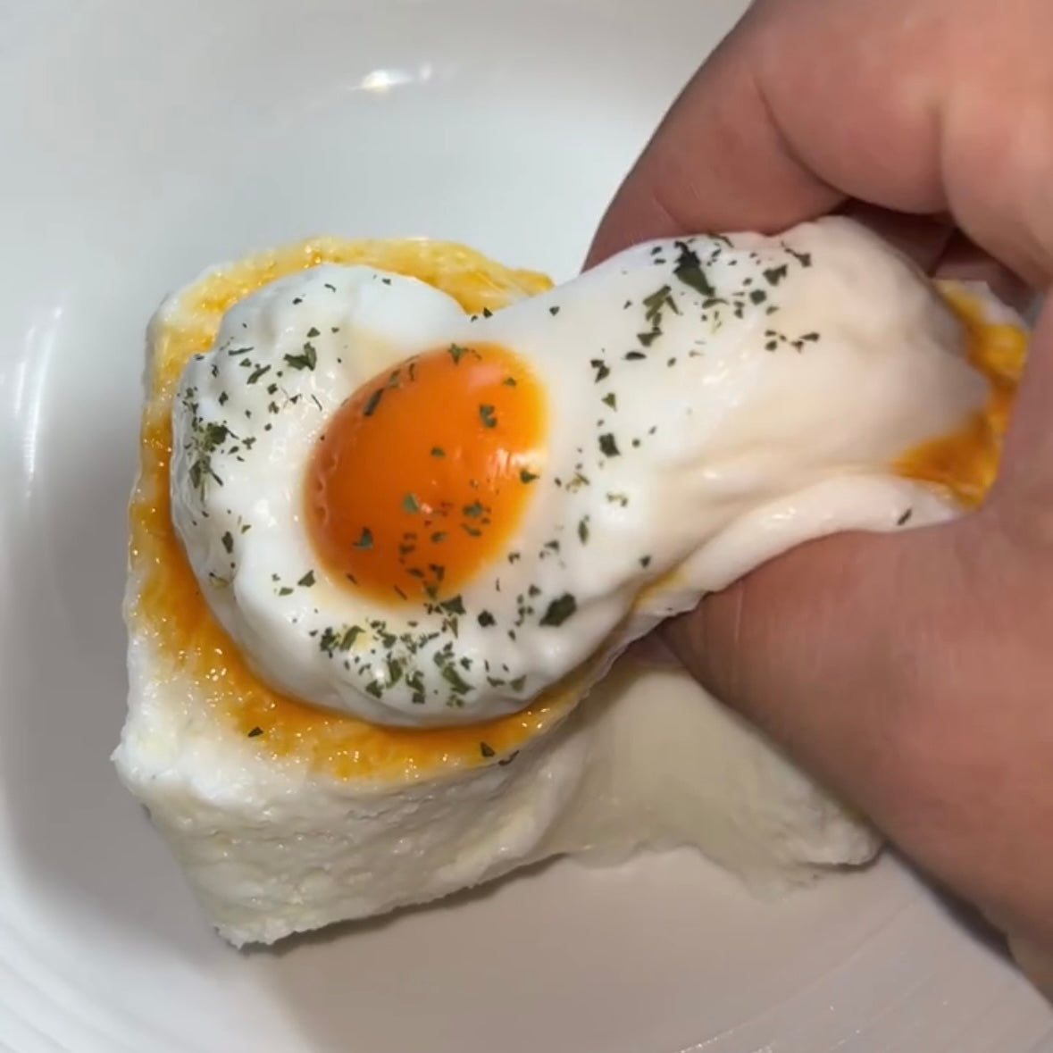 Handmade Silicone Toast & Egg Stress Relief Taba Squishy Toy