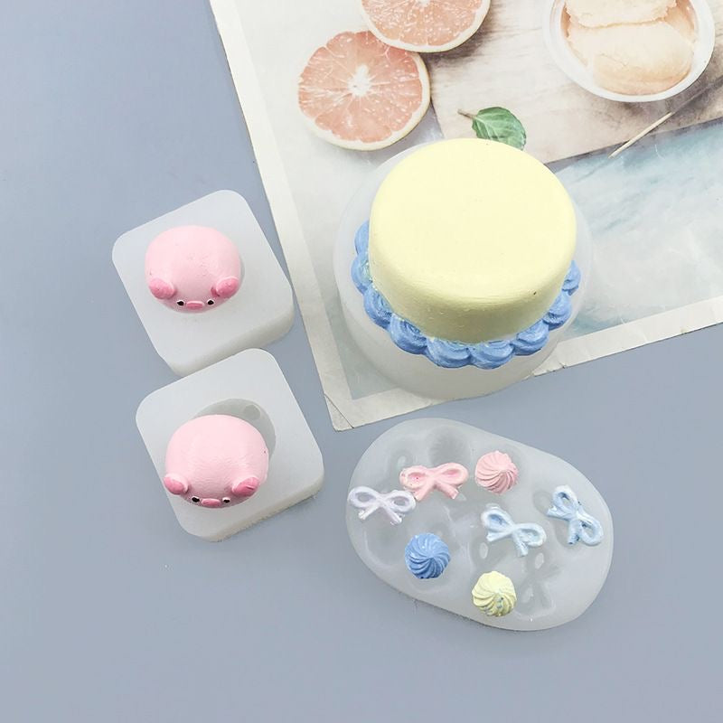 Pig Cake Mold Silicone Squishy Mold