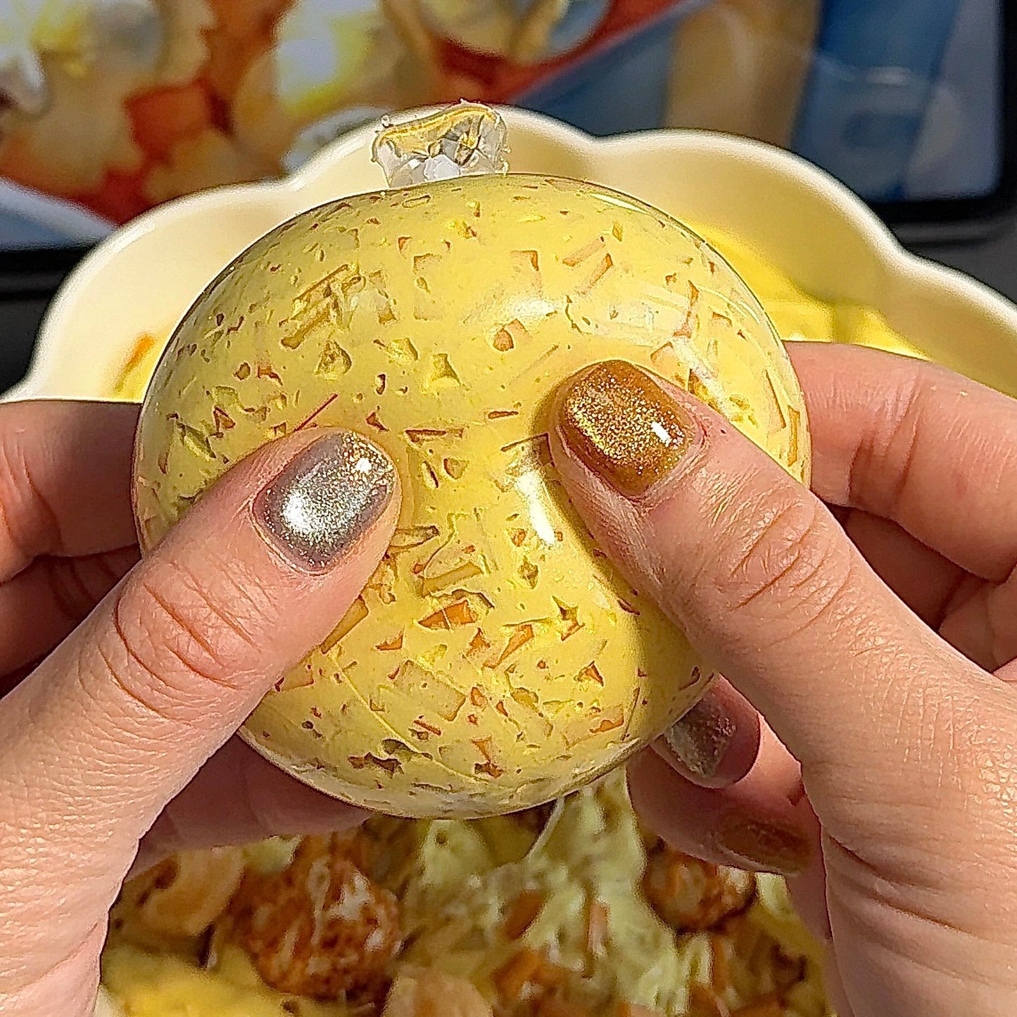 Cheese Popcorn Handmade Stress Balls