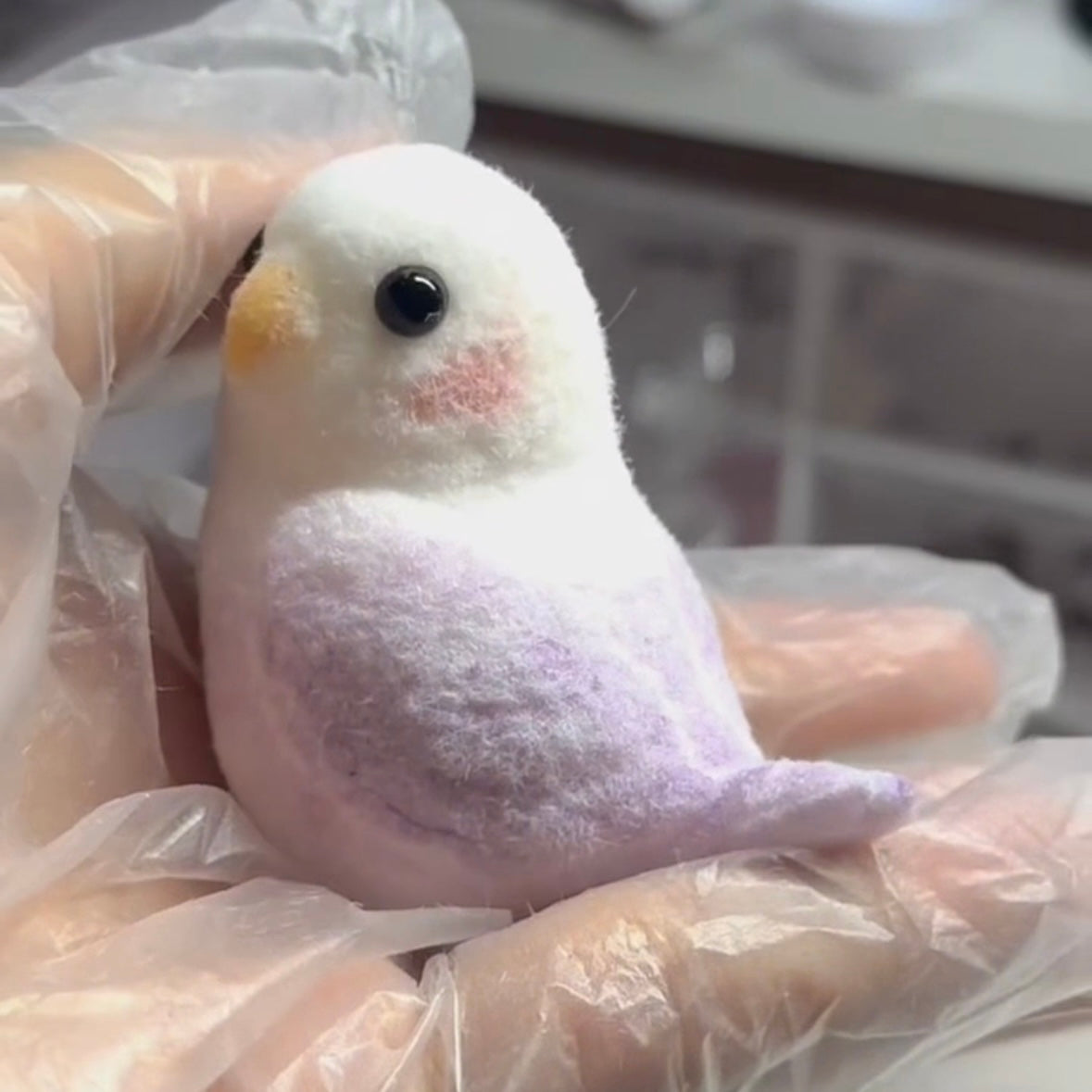 Handmade Parrots Taba Squishy Toy