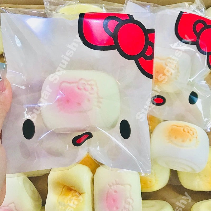 Slow Rising Squishy Kitty Bread Stress Relief Decompression Toy - Random Color