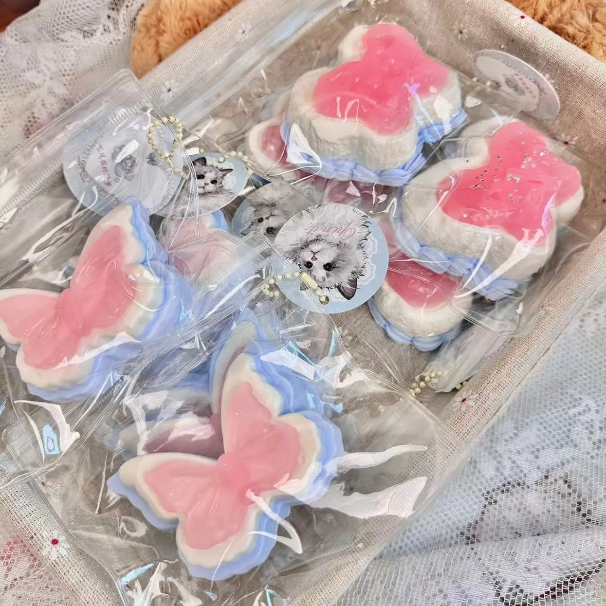 Handmade Silicone Butterfly Taba Squishy Toy