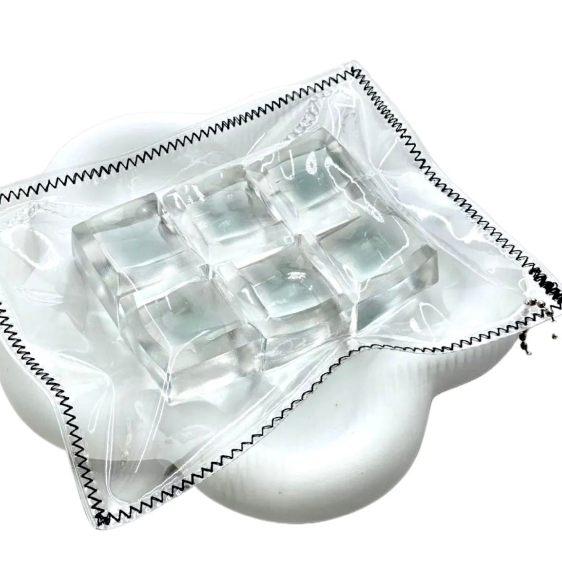 Transparent Ice Cube Taba Squishy Toy