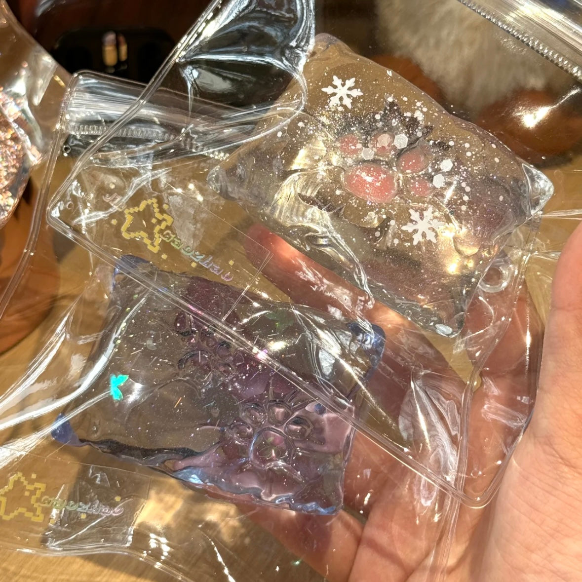 Transparent Pillow Squishy Taba Squishy Toy