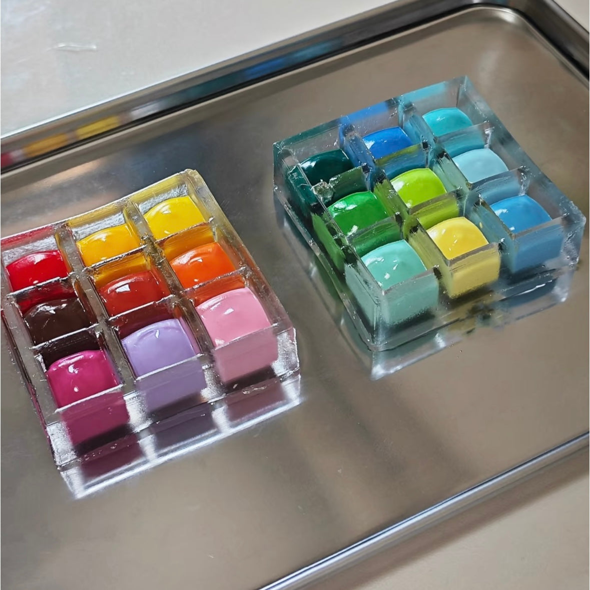 Handmade Transparent Palette Taba Squishy Toy