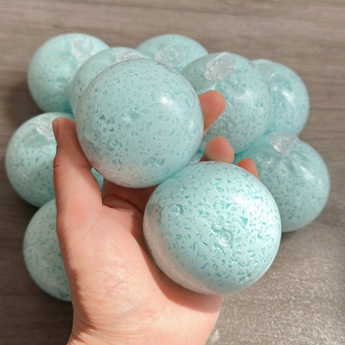 Sky Blue Handmade Stress Balls
