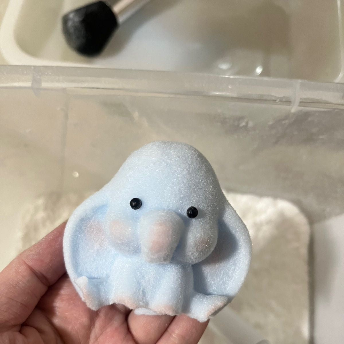 Blue Elephant Taba Squishy Toy