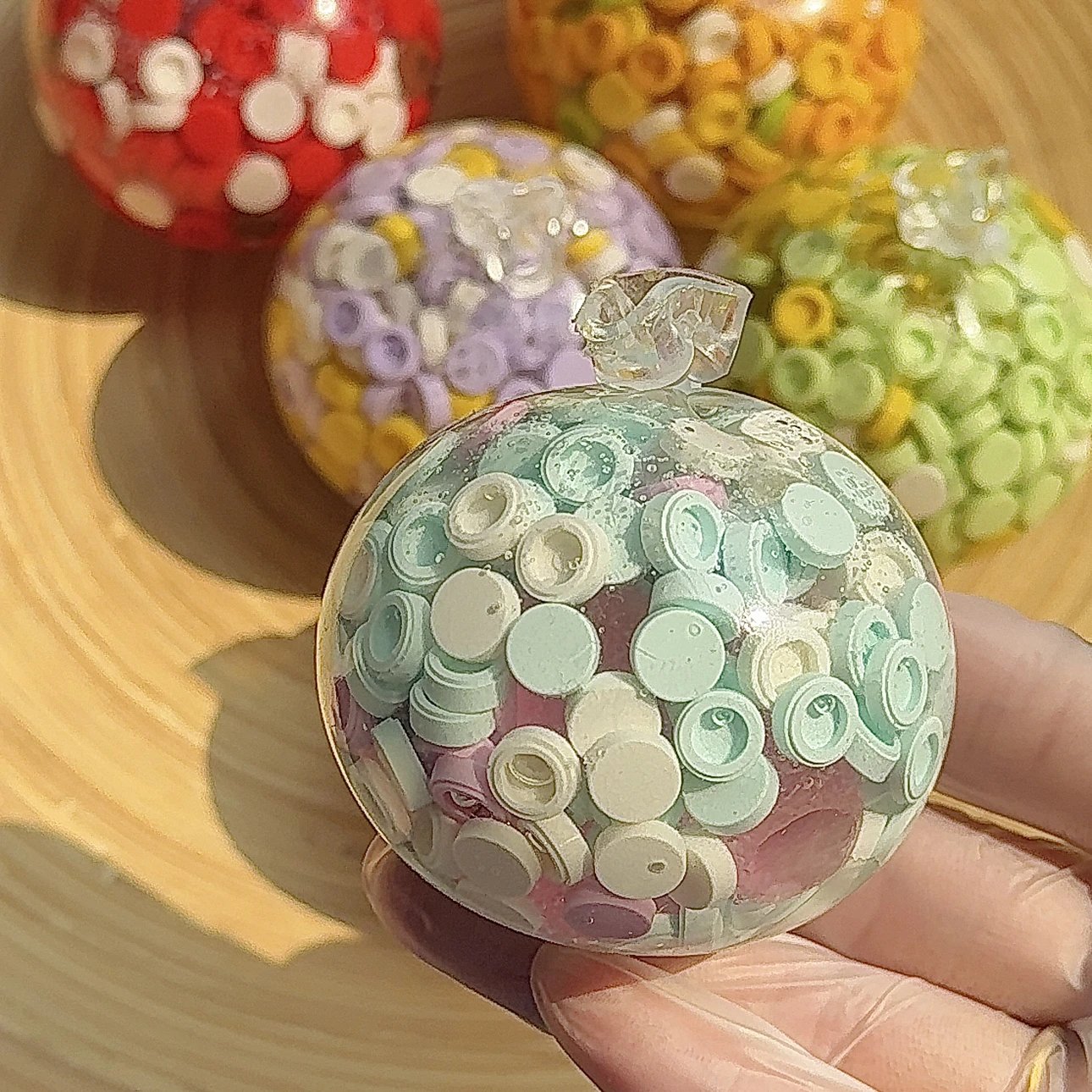 Building Block Handmade Stress Balls