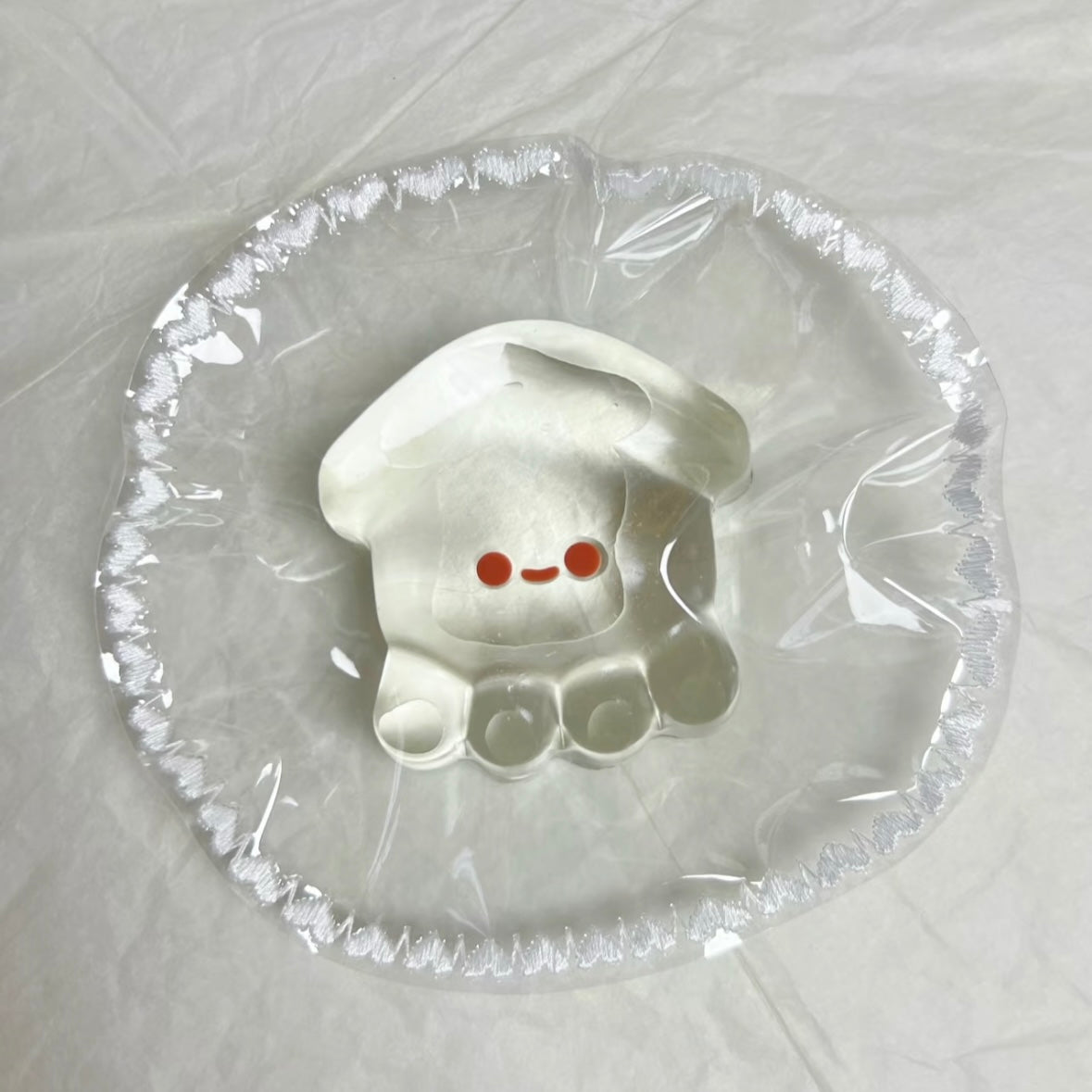 Handmade Transparen Octopus / Squid,/ Crab Taba Squishy Toy