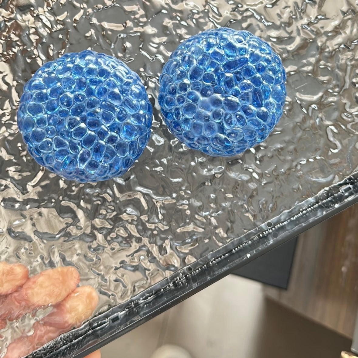 Blue Handmade Stress Balls