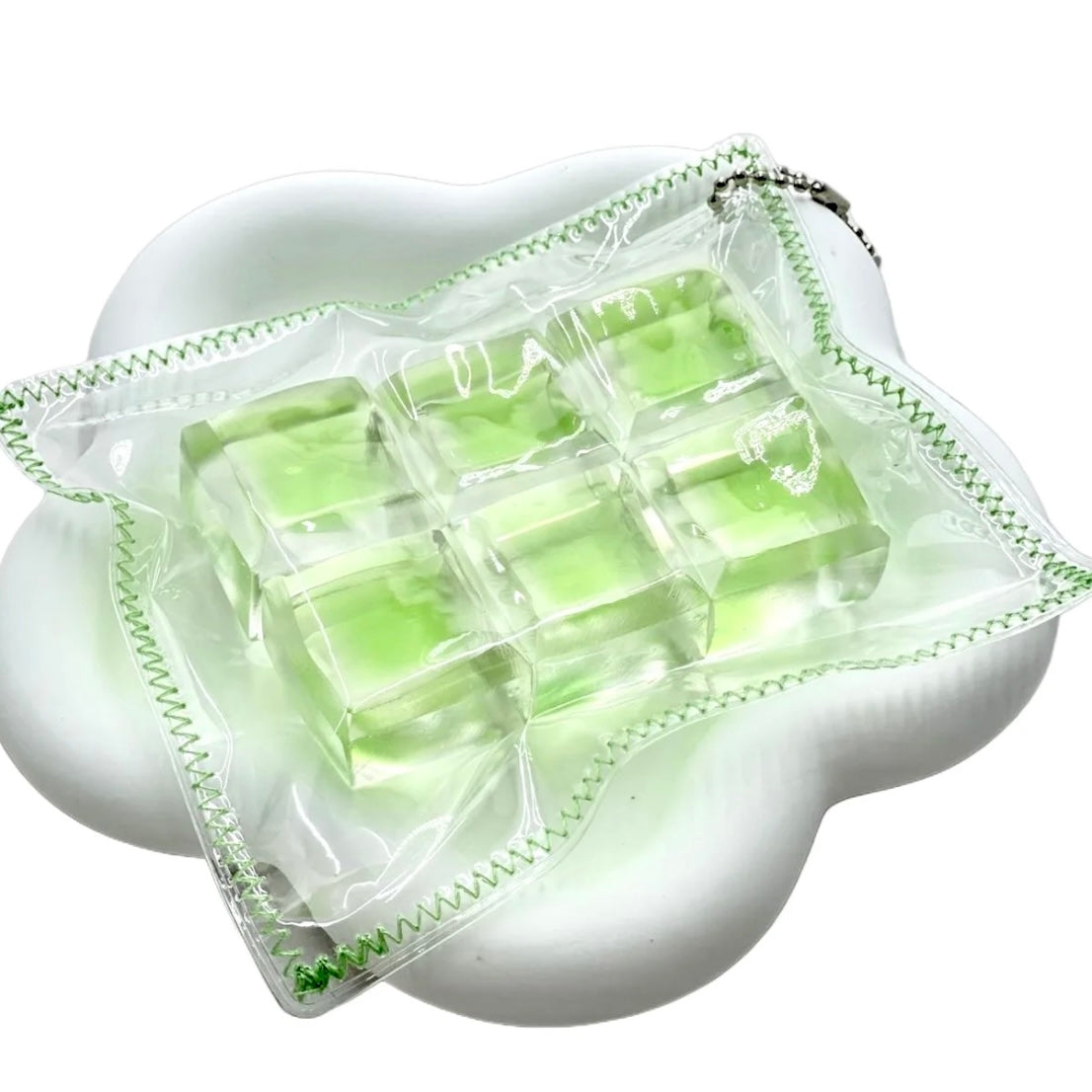 Transparent Ice Cube Taba Squishy Toy