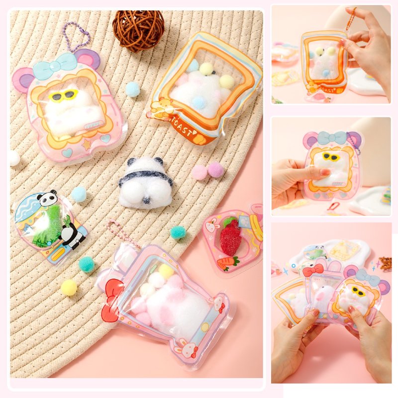 Animal Squishy Making Kit for Starter, No Odor, for Squishy Toy Making (50ml Part A + 50ml Part B)