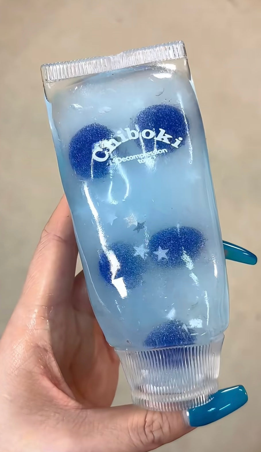 Toothpaste Shape Handmade Stress Balls