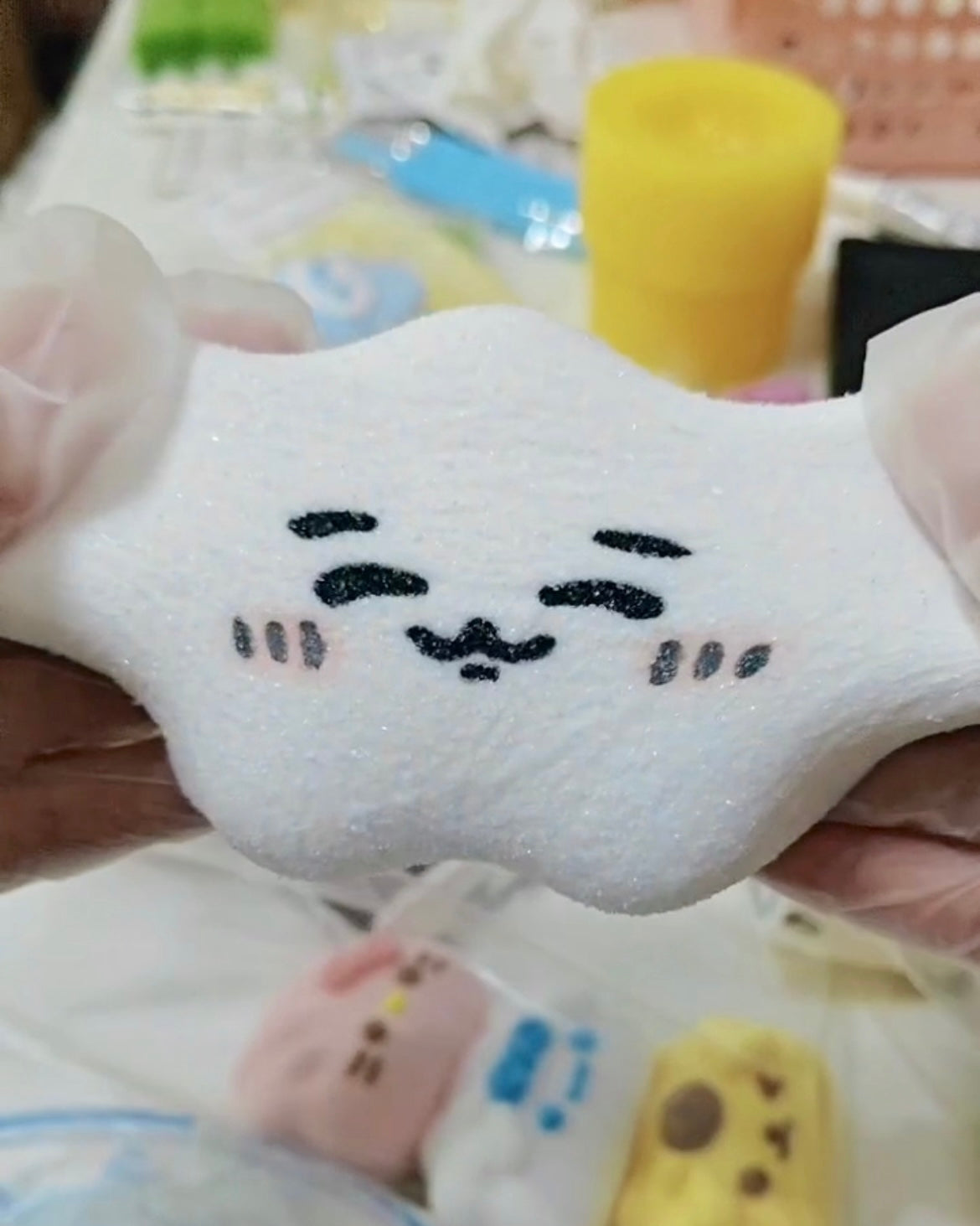 Handmade Smiley Star Taba Squishy Toy
