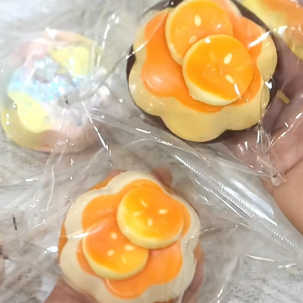 Banana Pudding Taba Squishy Toy