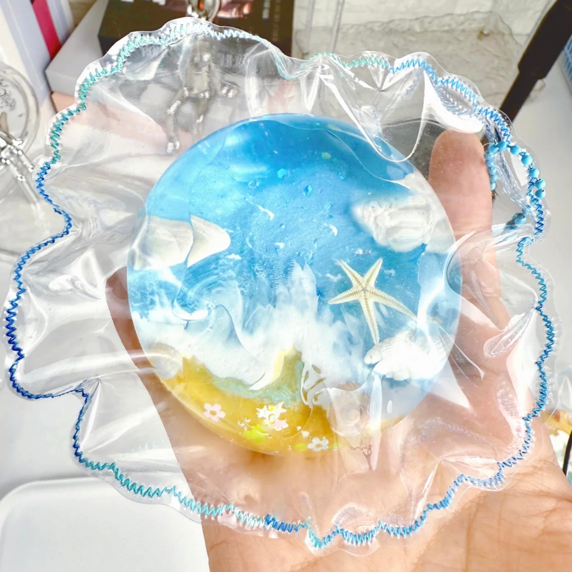 Transparent The Undersea World Taba Squishy Toy