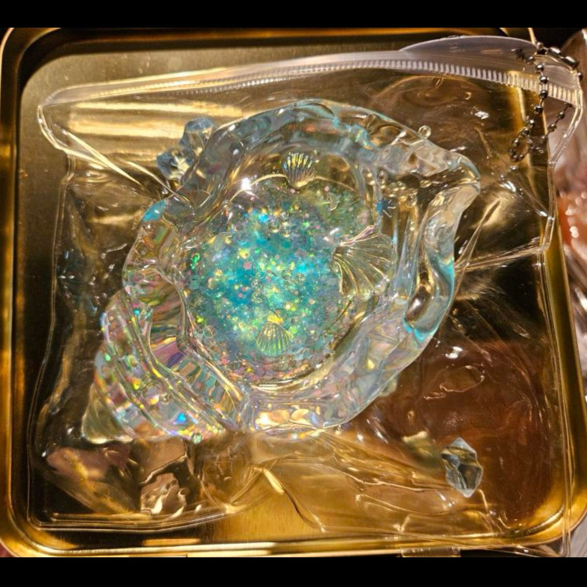 Transparent Whelk Conch Taba Squishy Toy - Christmas Series