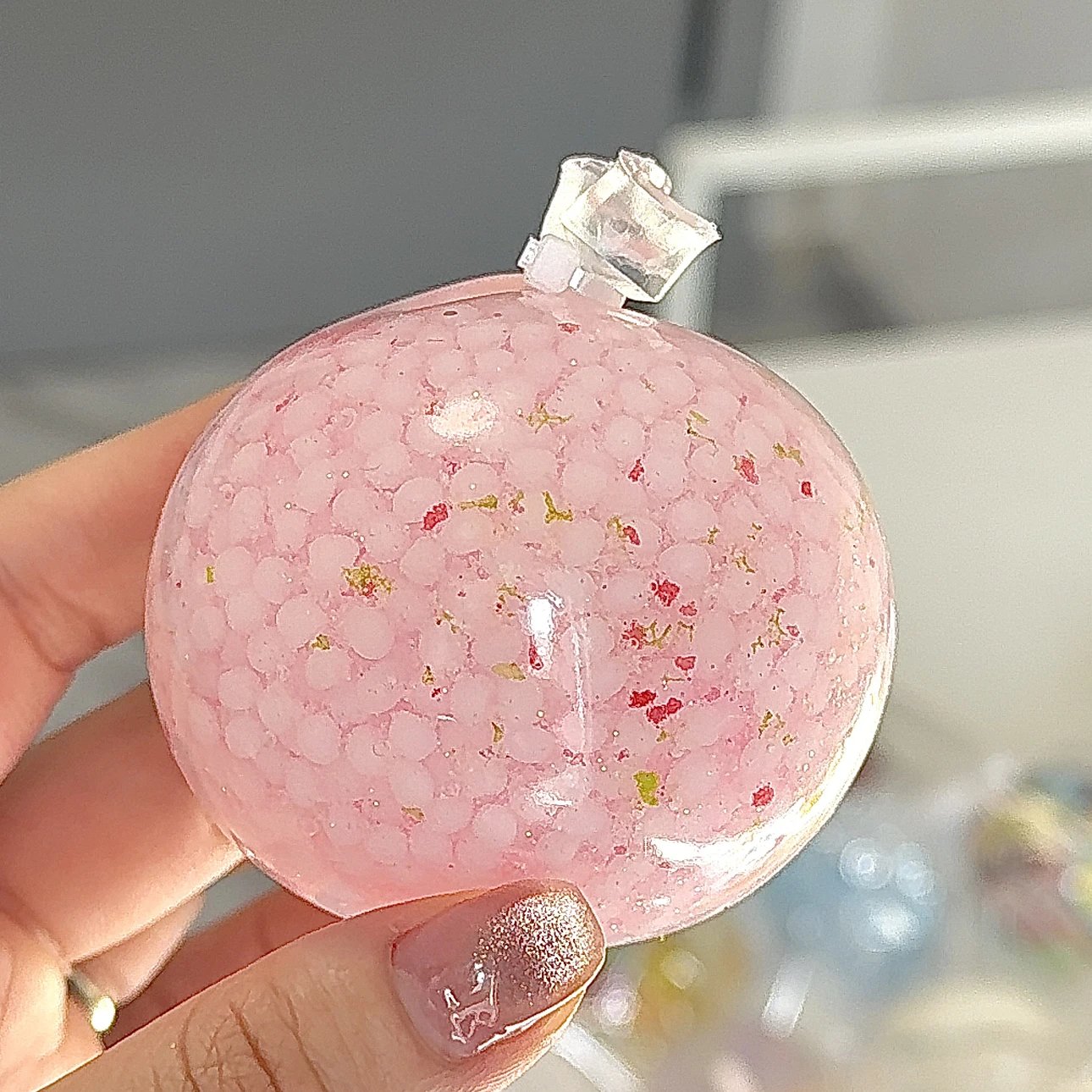 Sakura Pink Handmade Stress Balls