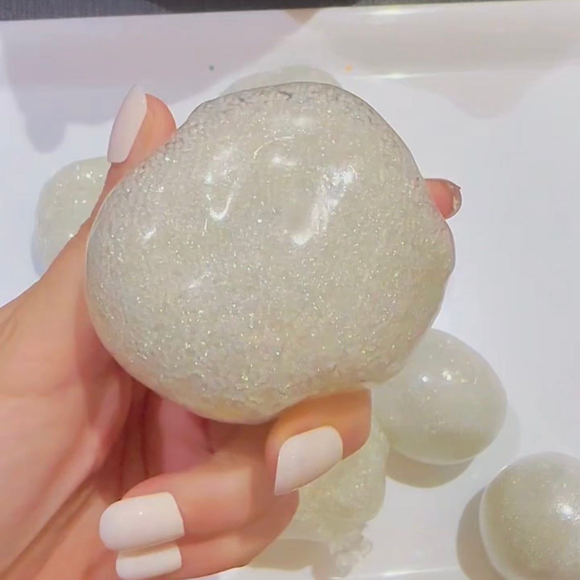 Handmade Beads Filling Stress Balls