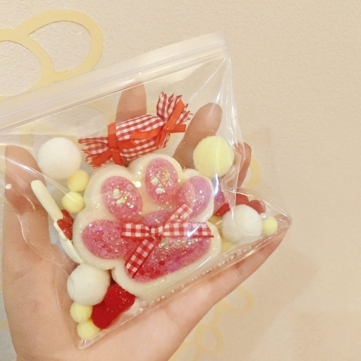 Handmade Silicone Cat's Paw Taba Squishy Toy - Christmas Series