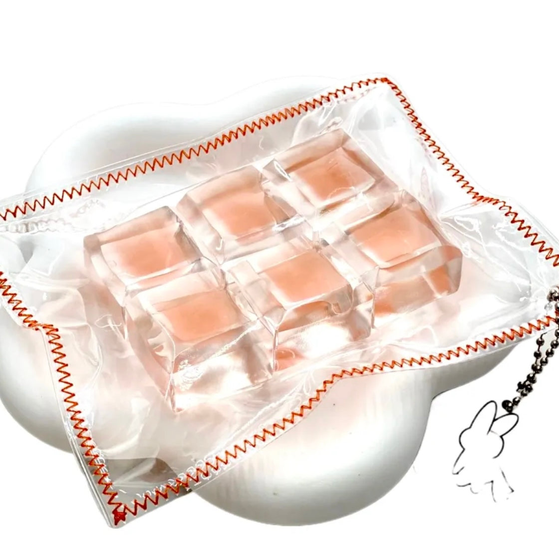 Transparent Ice Cube Taba Squishy Toy