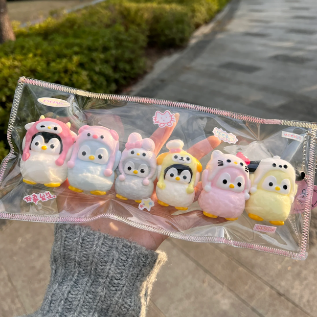 Handmade Mini Penguin Taba Squishy Toy