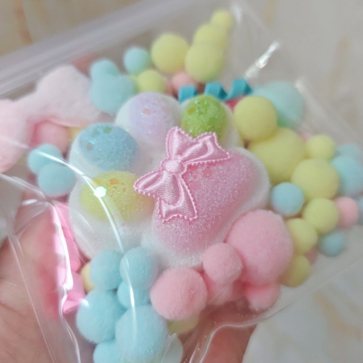 Handmade Silicone Rainbow Cat’s Paw without fur Stress Relief Squishy Toy
