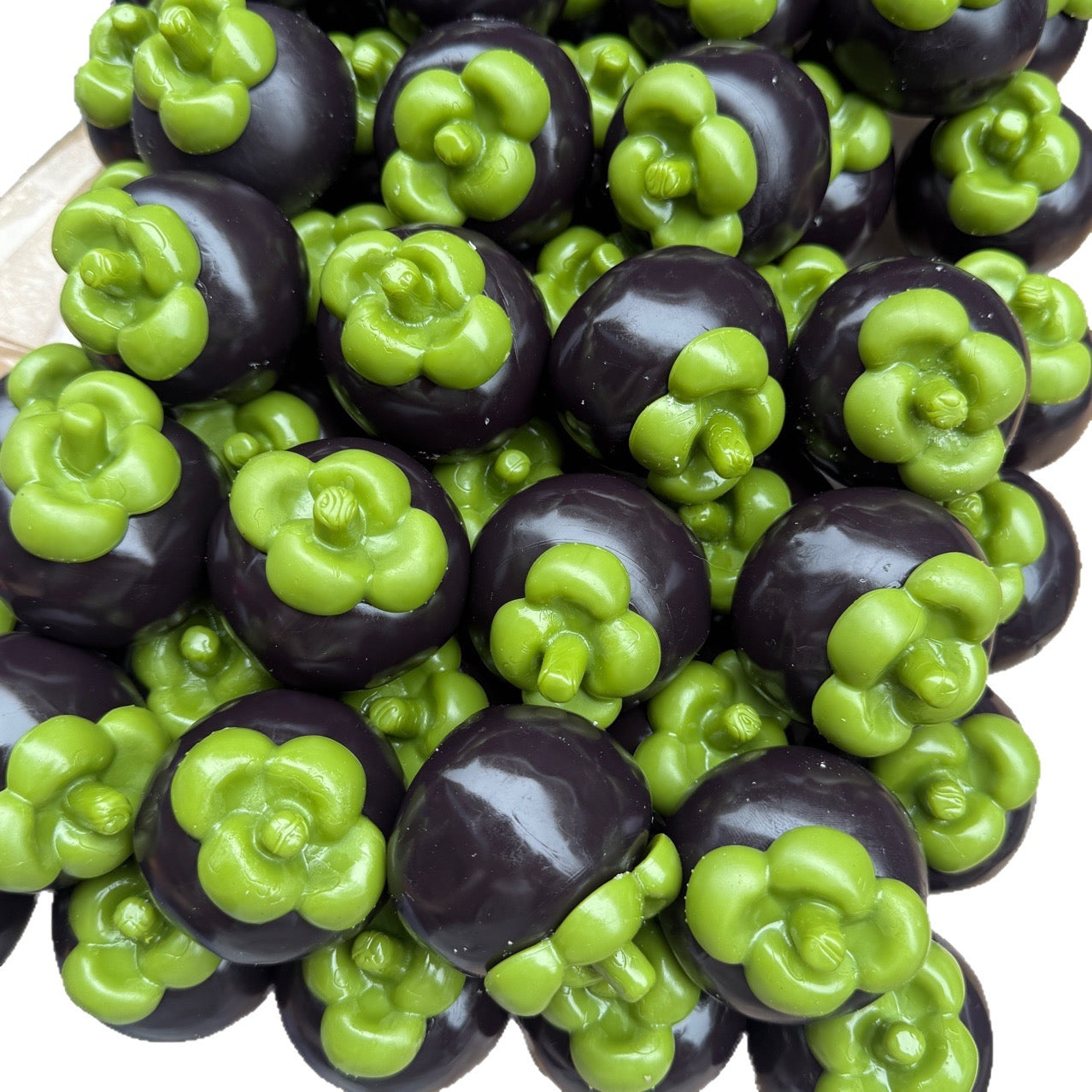 Mangosteen Bead & Clay Base Stress Ball Squishy Stress Relief Decompression Toy