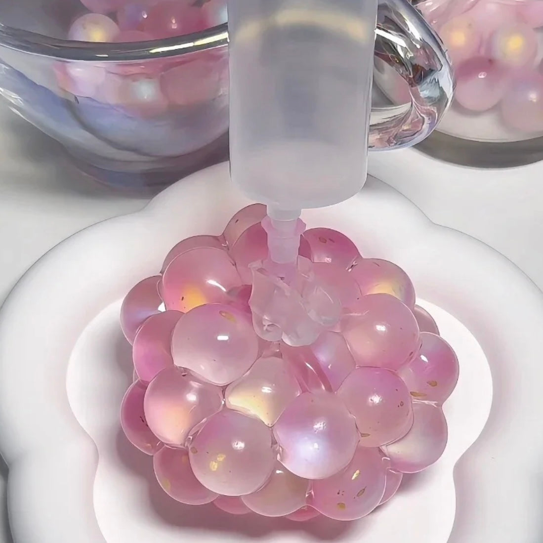 Pink or Blue Handmade Stress Ball