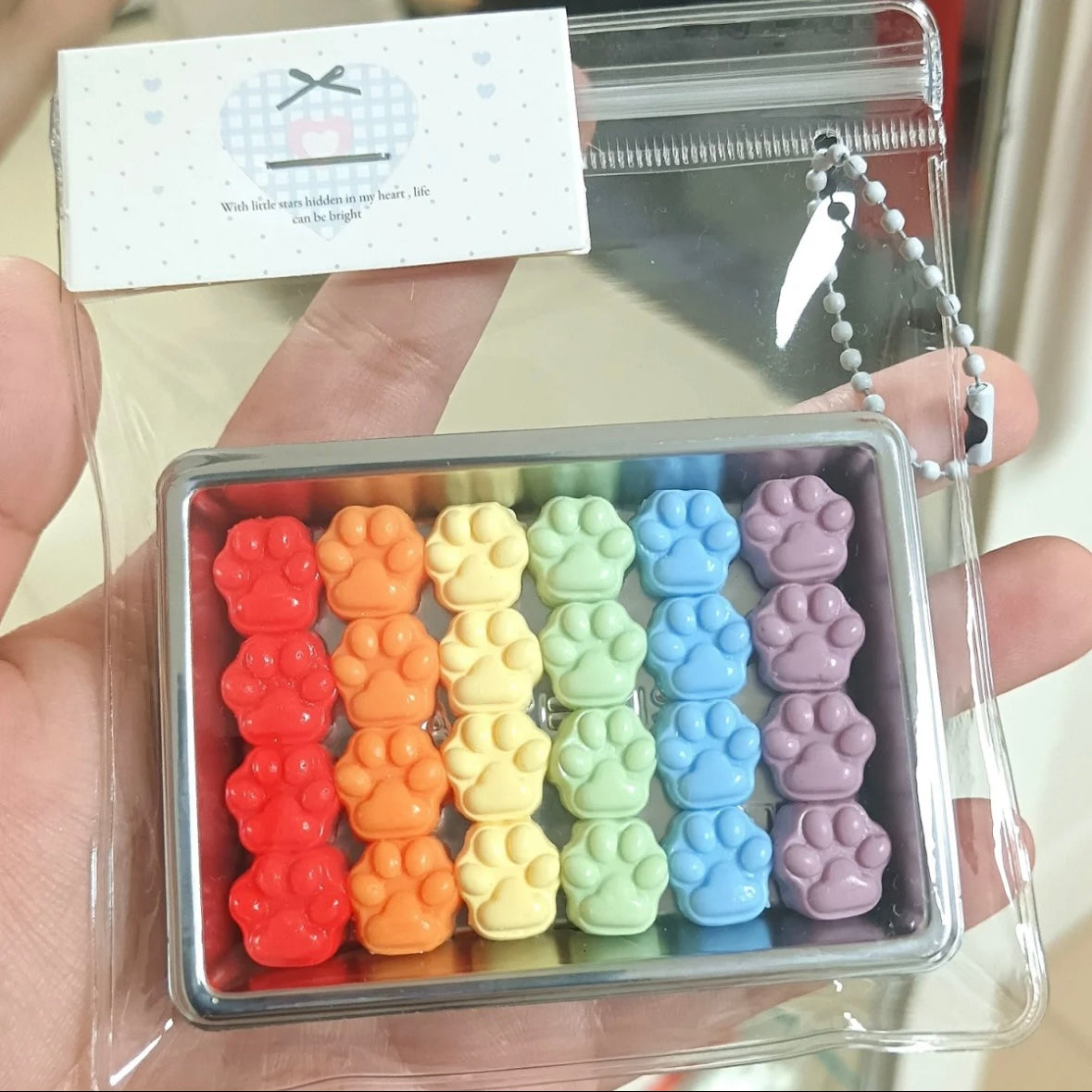 Christmas Mini Cat Paw Taba Squishy Toy - Christmas Series