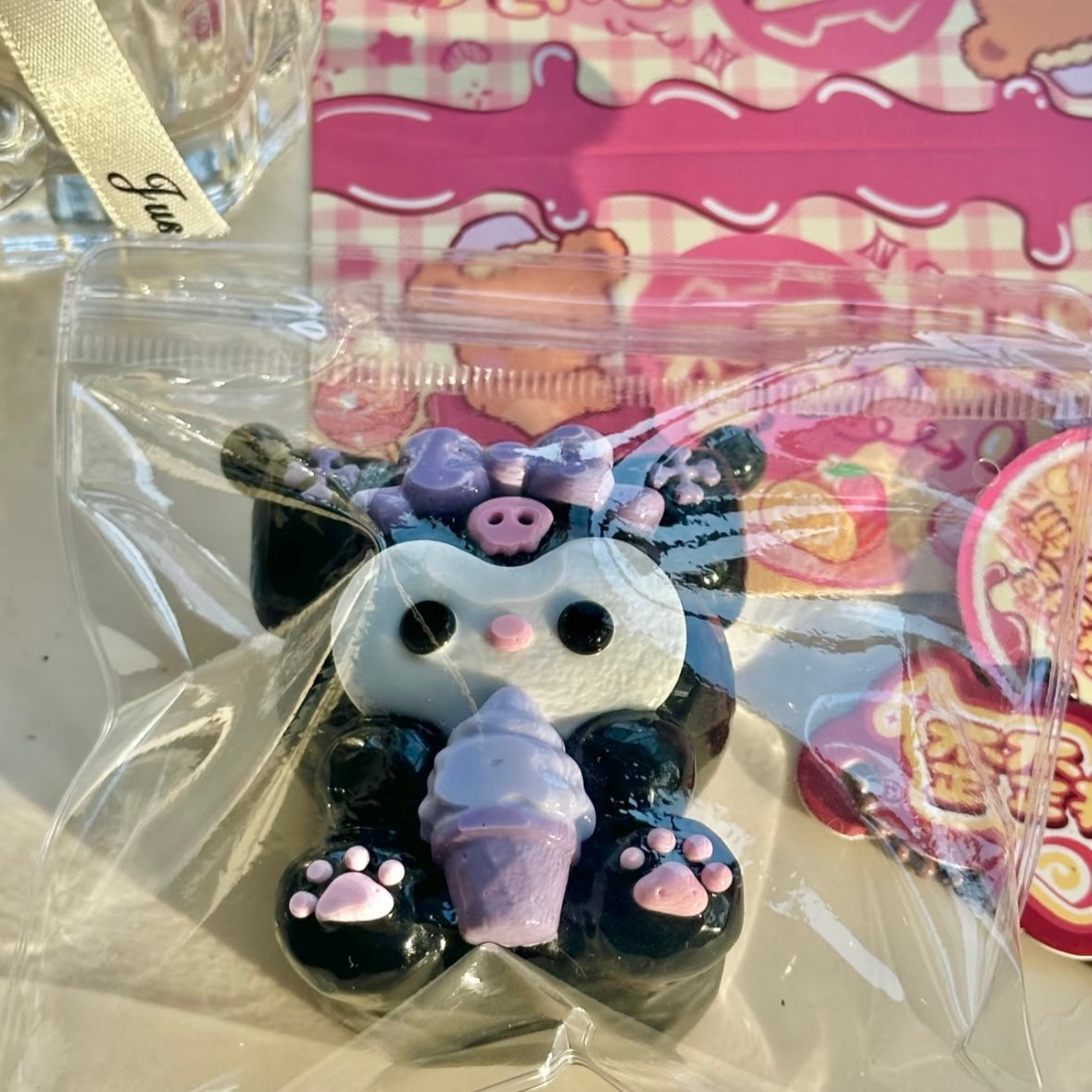 Handmade Silicone Kuromi Taba Squishy Toy