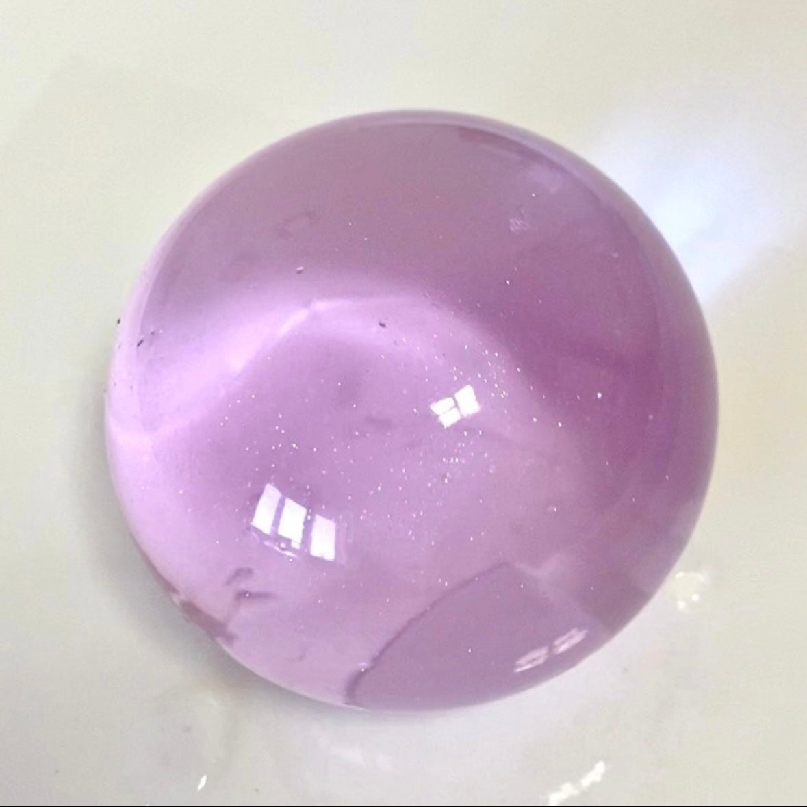Handmade Transparent Stress Ball Taba Squishy Toy with Freebie