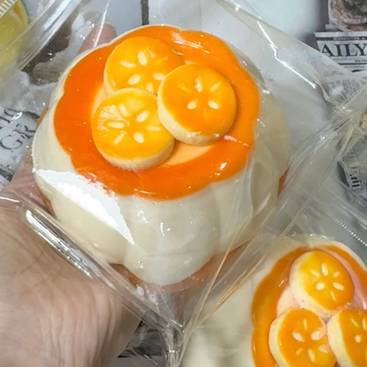 Banana Pudding Taba Squishy Toy