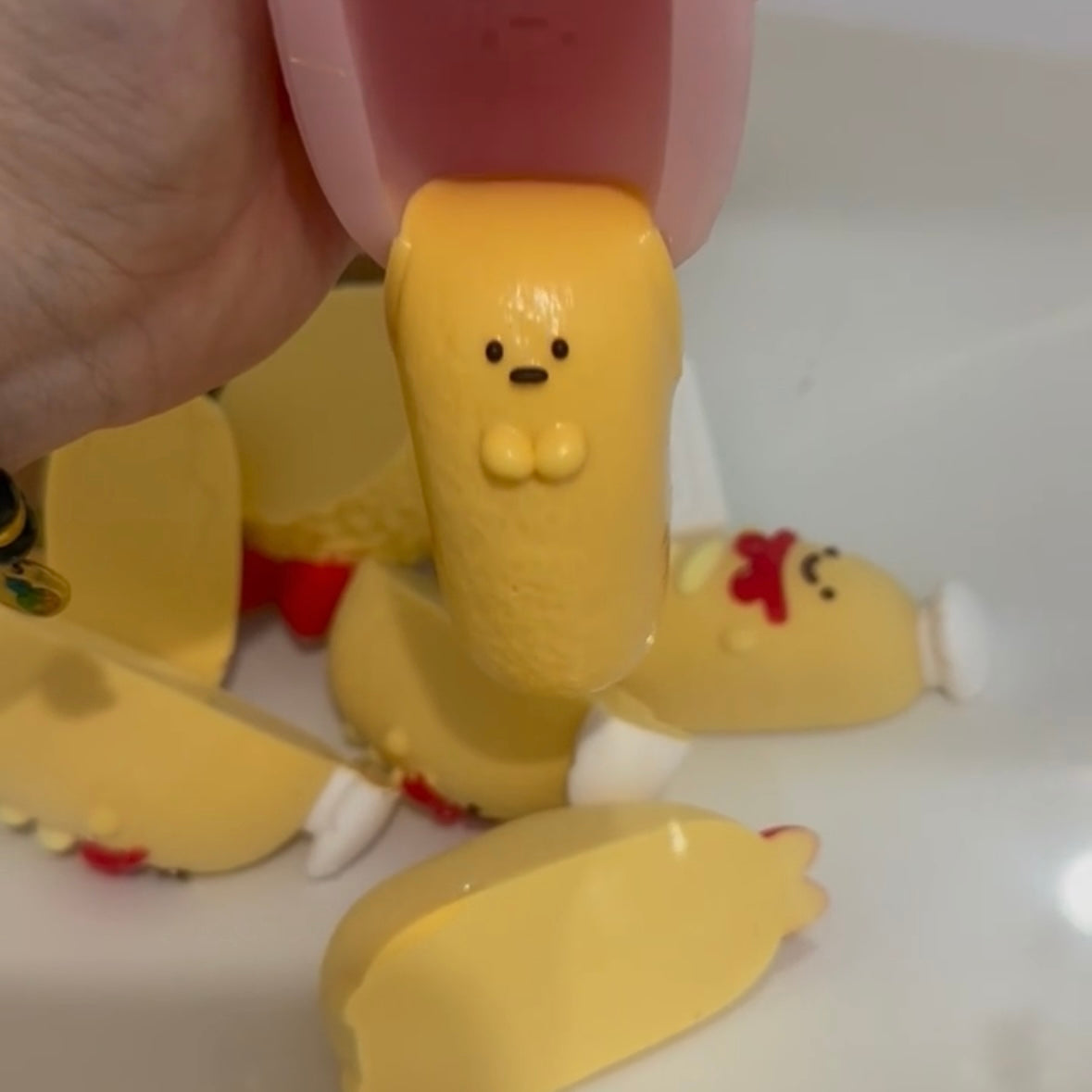 Handmade Fried Shrimp Taba Squishy Toy