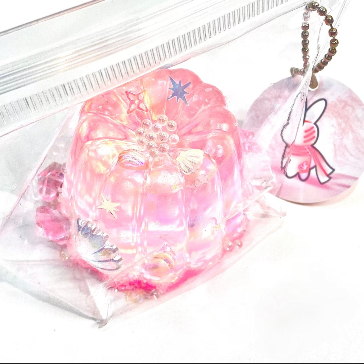 Transparent Dessert Canula Cake Taba Squishy Toy - Christmas Series