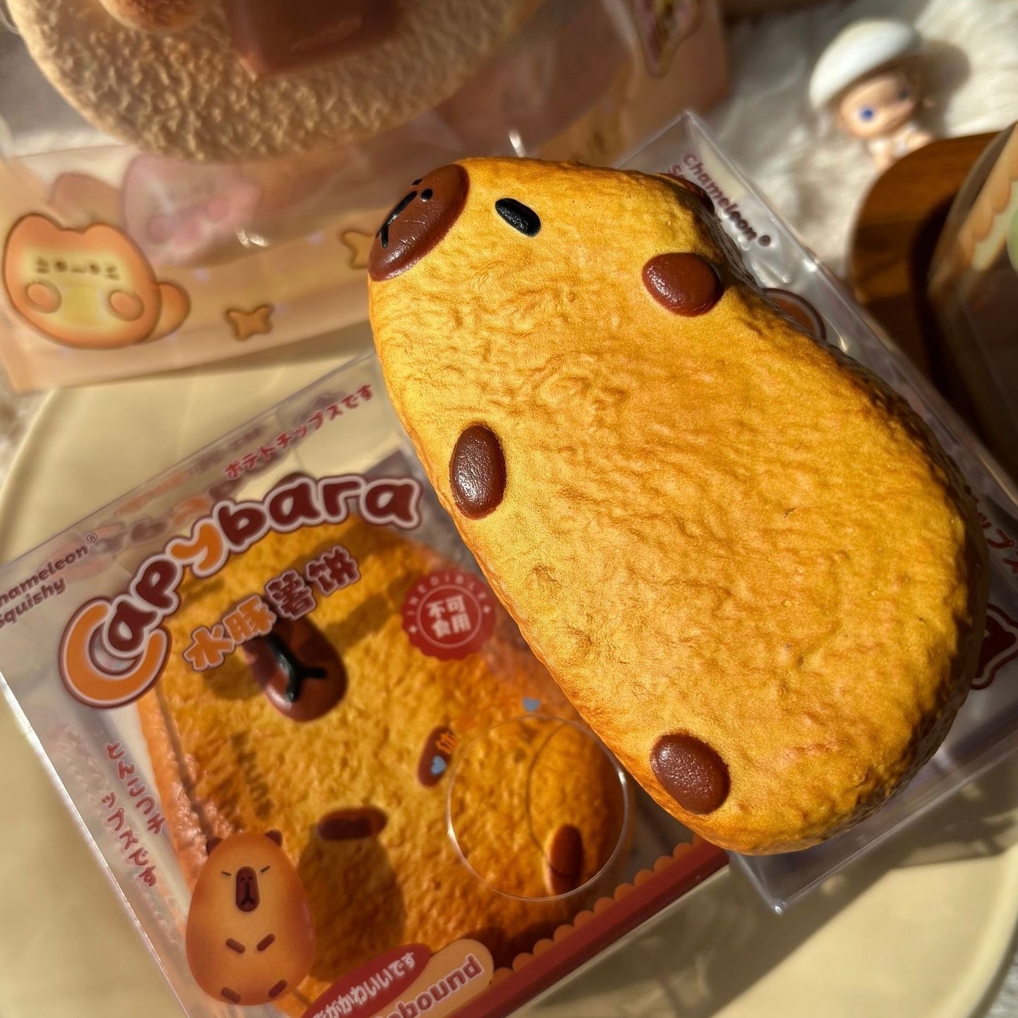 Slow Rising Squishy Capybara Hash Browns Stress Relief Decompression Toy